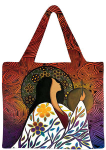 Ancestral Song reuseable shopping bag by artist Betty Albert