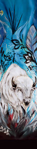 Spirit Buffalo bookmark by artist Karen Erickson