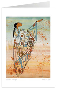 Ancient Messages - 9" x 6" Art Card