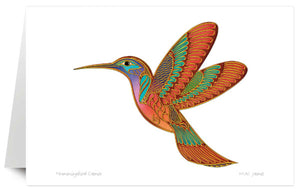 Hummingbird Cameo - 9" x 6" Art Card