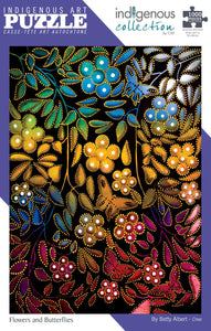 Flowers and Butterflies puzzle by Betty Albert