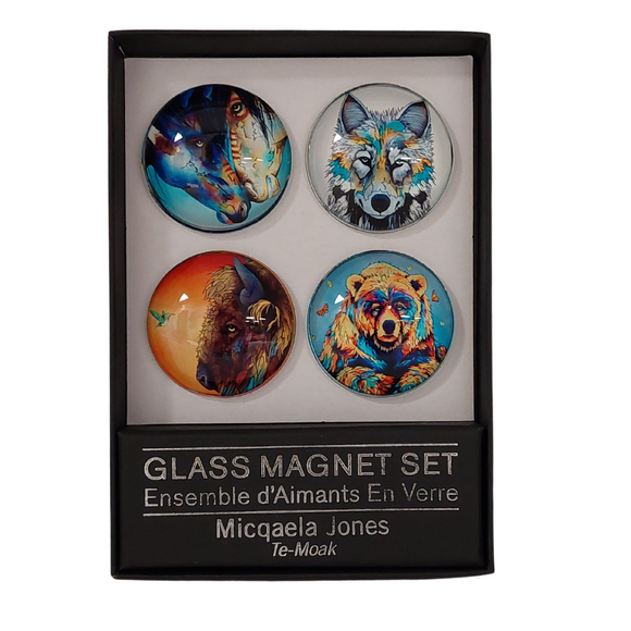 Micqaela Jones Large Glass Magnet Set