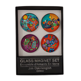 Jim Oskineegish Large Glass Magnet Set