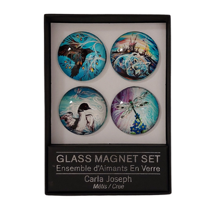 Carla Joseph Large Glass Magnet Set