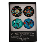 Tracey Metallic Large Glass Magnet Set