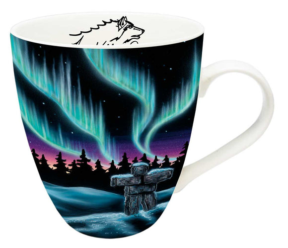 Mug Sky Dance - Inukshuk by Amy Keller-Rempp