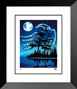 Blue Moon framed limited edition by William Monague