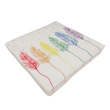 Pride Feathers Paper Napkins
