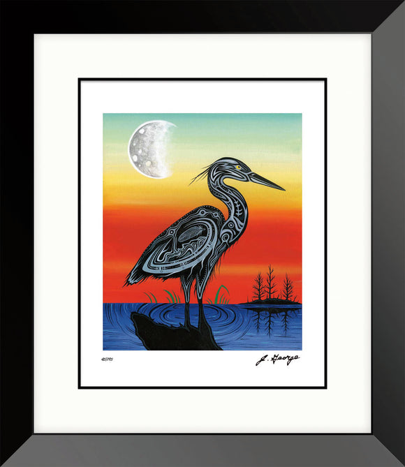 Crane Clan framed limited edition by Red George