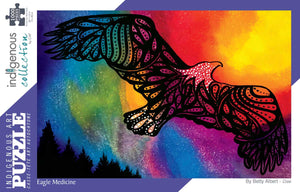 Eagle Medicine 1000 piece puzzle by artist Betty Albert