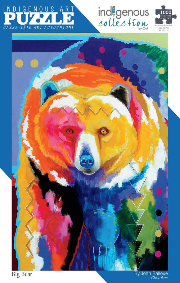 Big Bear 1000 piece puzzle by artist John Balloue