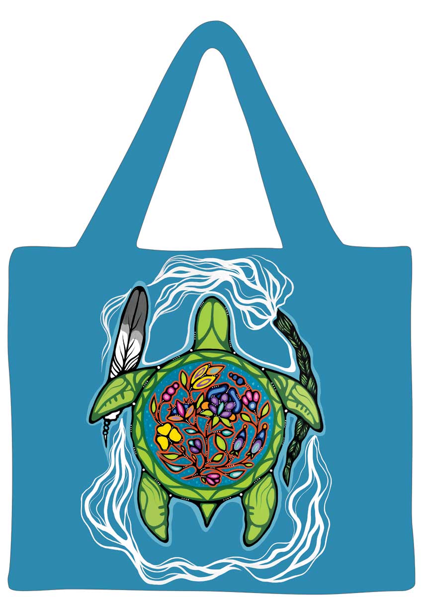 Prayers for Turtle Island Reusable Shopping bag – Indigenous Collection