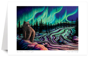 Sky Dance - Northern Light - 9" x 6" Art Card