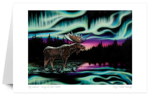 Sky Dance - King of the North - 9" x 6" Art Card