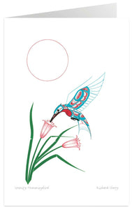 Serenity Hummingbird - 9" x 6" Art Card
