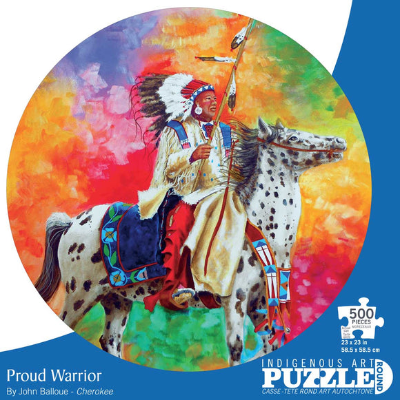 Proud Warrior puzzle by John Balloue