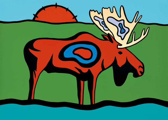 Magnet Moose Spirit by Mi'kmaq artist Lorne Julien