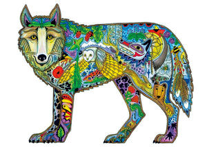 magnet Wolf Standing by Sue Coccia