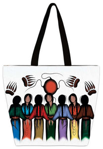 Community Strength tote bag by artist Simone McLeod