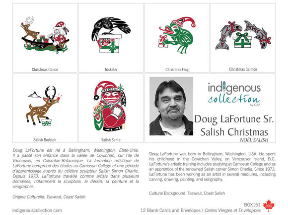 Doug LaFortune Salish Christmas Boxed Note Cards