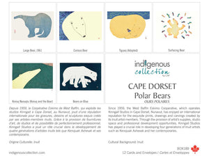 Cape Dorset Polar Bears Boxed Note Cards