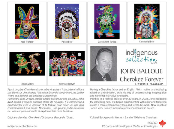 Cherokee Forever boxed card set by artist John Balloue