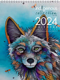 2024 calendar by artist Miqaela Jones