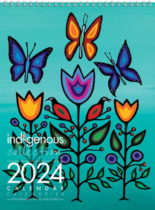 2024 calendar by artist Jeffrey Red George