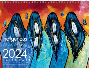 2024 calendar by artist Jackie Traverse