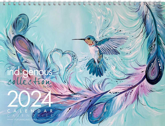 2024 calendar by artist Carla Joseph