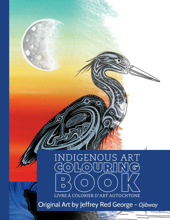 Colouring book by artist Jeffrey Red George