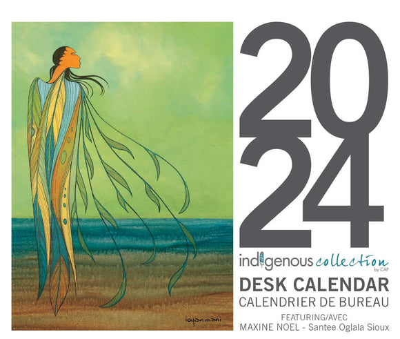2024 desk calendar by artist Maxine Noel