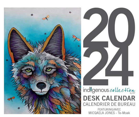 2024 disk calendar by artist Miqaela jones