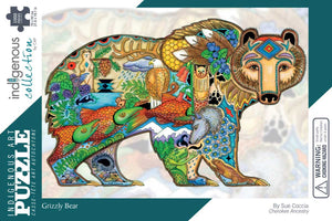 puzzle Grizzly Bear by Sue Coccia