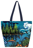 Tranquility tote bag by artist William Monague