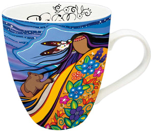 Makwa and His Quest for Honey mug by artist Pam Cailloux