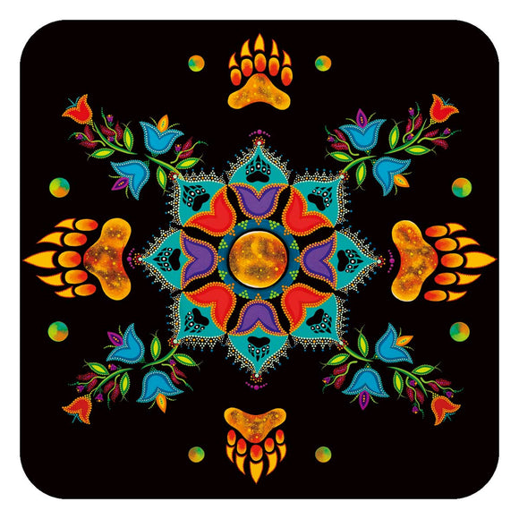 Revelation coasters by artist Tracey Metallic