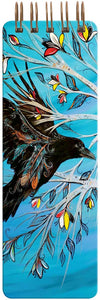 Raven Tree lined note pad by artist Carla Joseph