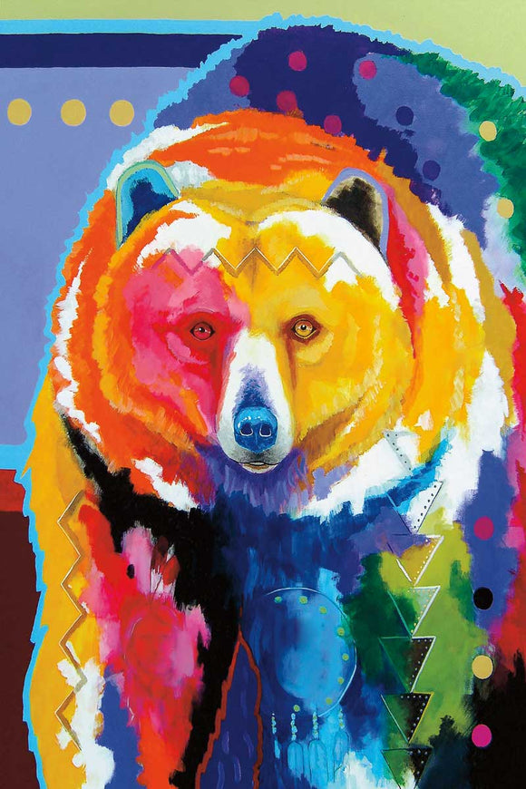 Big Bear diamond art kit by artist John Balloue