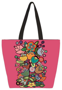 Tree of Life III tote bag by artist Donna "The Strange" Langhorne