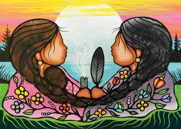 Sharing Knowledge magnet by artist Jackie Traverse