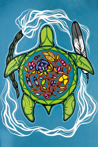 Prayers for Turtle Island magnet by artist Jackie Traverse